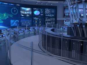 Control Room Monitoring room Command center Modelo 3D