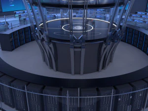 Control Room Monitoring room Command center 3D Model
