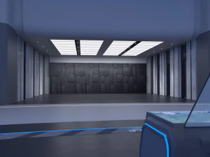 Control Room Monitoring room Command center 3D Model