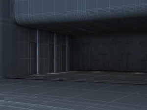 Control Room Monitoring room Command center 3D Model
