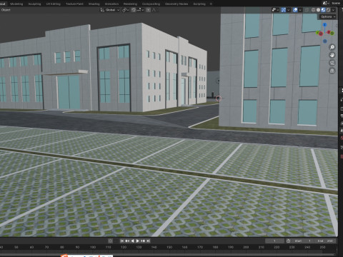 Industrial building 3D Модель