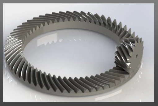 hypoid gear 3D Model .c4d .max .obj .3ds .fbx .stl .blend 