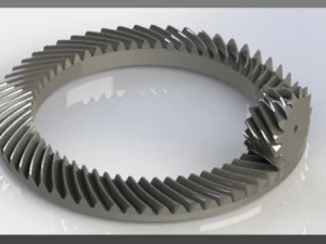 Hypoidgetriebe 3D Modell