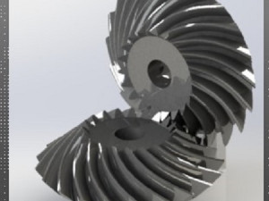 helical conical gear Modelo 3D