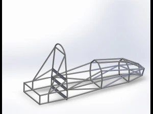 marco fsae Modelo 3D