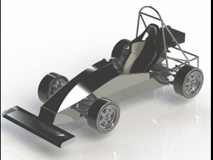 fsae race car assembly according to regulation 3D Model