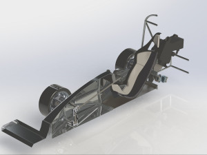 fsae race car assembly according to regulation 3D Model