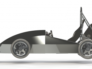 fsae race car assembly according to regulation 3D Model