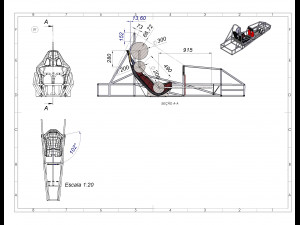 fsae race car assembly according to regulation 3D Model