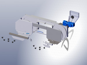 horizontal band saw Modello 3D