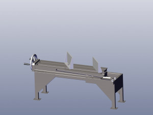 horizontal band saw Modello 3D