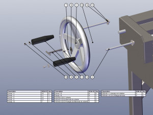 horizontal band saw Modello 3D