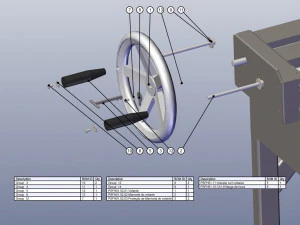 horizontal band saw 3D Model