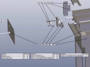 horizontal band saw 3D Model
