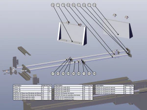 horizontal band saw 3D Model