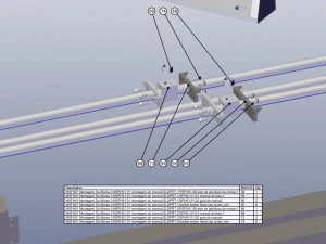 horizontal band saw 3D Model