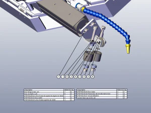 horizontal band saw 3D Model