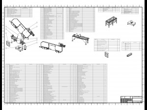 horizontal band saw Modello 3D