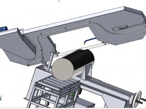 horizontal band saw 3D Model