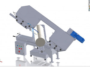 horizontal band saw Modello 3D