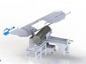 horizontal band saw Modello 3D