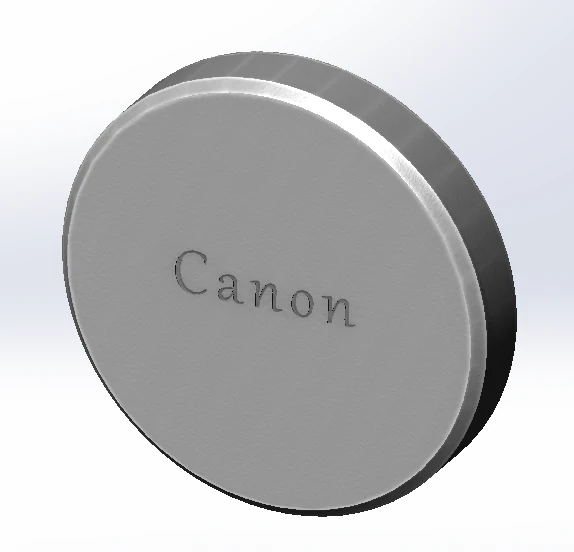 Canon Camera Cover 3D Print Model .c4d .max .obj .3ds .fbx .stl .blend 
