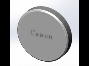 Canon Camera Cover 3D Print Model