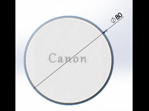 Canon Camera Cover 3D Print Model