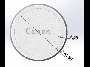 Canon Camera Cover 3D Print Model