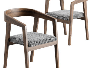 chair wood Modèle 3D