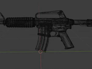 m4a1 carbine modelo 3d 3D Model