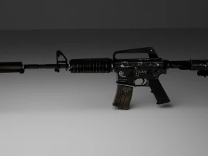 m4a1 carbine modelo 3d 3D Model