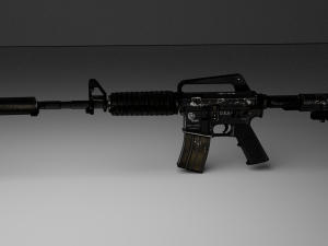 m4a1 carbine modelo 3d Model 3D
