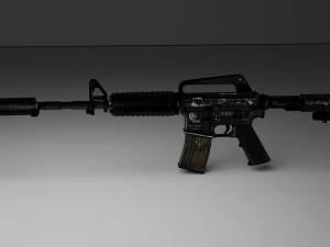 m4a1 carbine modelo 3d 3D Model