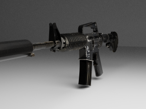 m4a1 carbine modelo 3d Model 3D