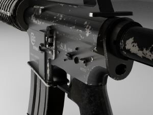 m4a1 carbine modelo 3d Model 3D