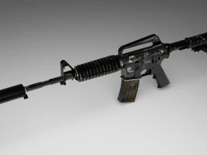 m4a1 carbine modelo 3d 3D Model