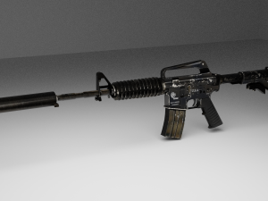 m4a1 carbine modelo 3d Model 3D