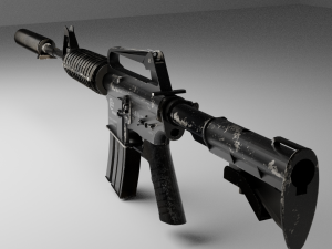 m4a1 carbine modelo 3d Modèle 3D