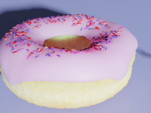 beautiful donut 3D 모델