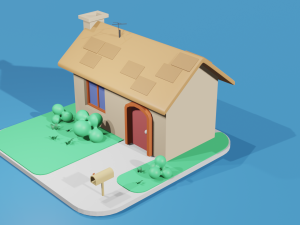 house 3D 模型