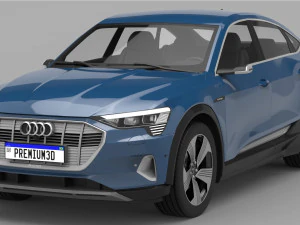 2021 audi e-tron sportback 3D Model