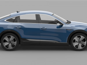 2021 audi e-tron sportback 3D Model