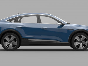 2021 audi e-tron sportback 3D Model