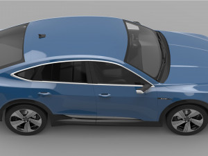 2021 audi e-tron sportback 3D Model