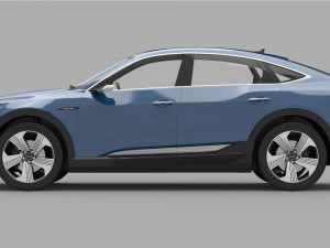 2021 audi e-tron sportback 3D Model