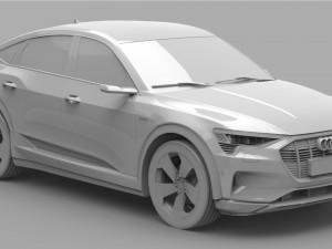 2021 audi e-tron sportback 3D Model