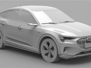 2021 audi e-tron sportback 3D Model