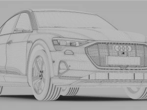 2021 audi e-tron sportback 3D Model