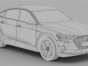 2021 audi e-tron sportback 3D Model